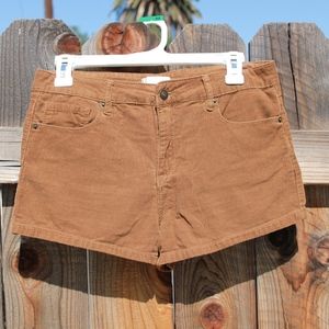 Corduroy shorts
